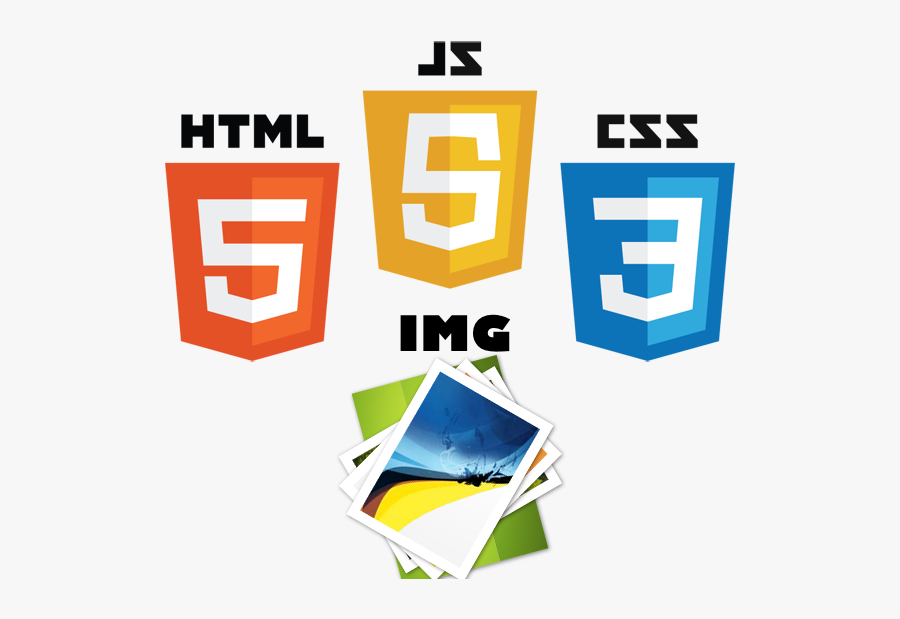 Html Css Js Logo Png, Transparent Clipart