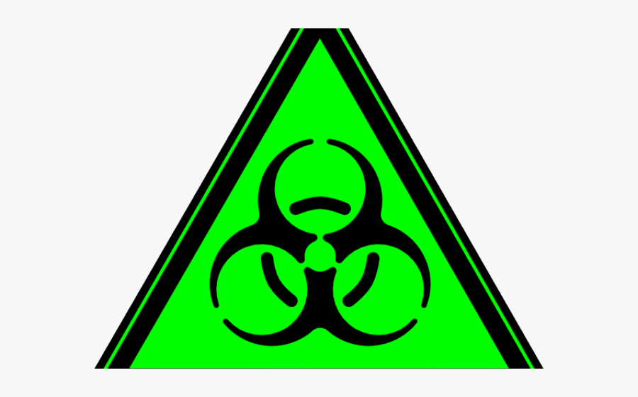 Biohazard Symbol Clipart Green - Transparent Biohazard Sign, Transparent Clipart