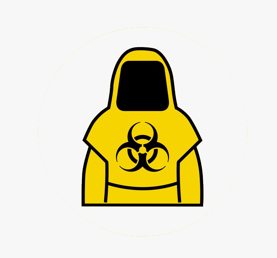 Biohazard Symbol, Transparent Clipart