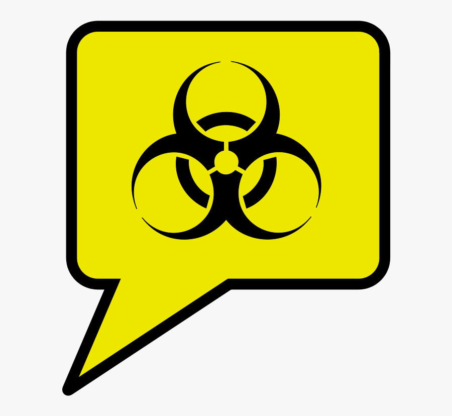 Biohazard Bubble - Biohazard Symbol, Transparent Clipart