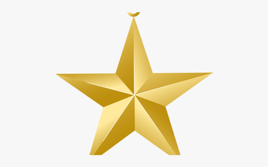 Gold Star Transparent Background, Transparent Clipart