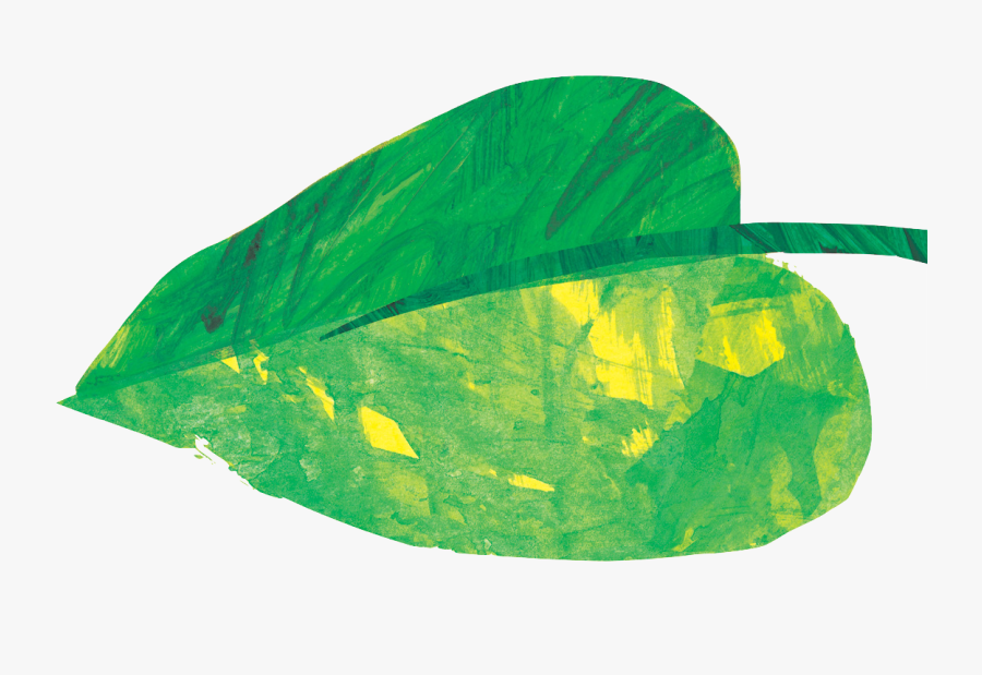 Very Hungry Caterpillar Green Leaf, Transparent Clipart