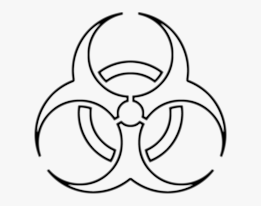 Cycles Realistic Texturing Help - Biological Hazard Logo Drawing, Transparent Clipart
