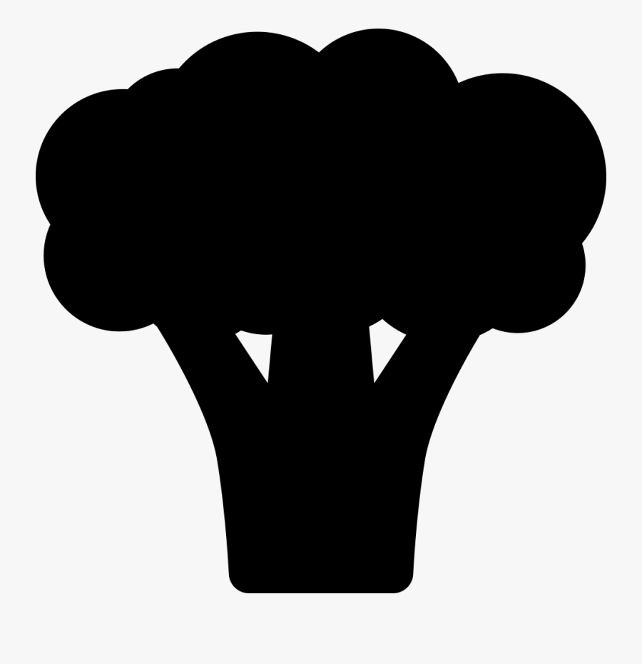 Transparent Brocoli Png - Black Broccoli Clip Art, Transparent Clipart