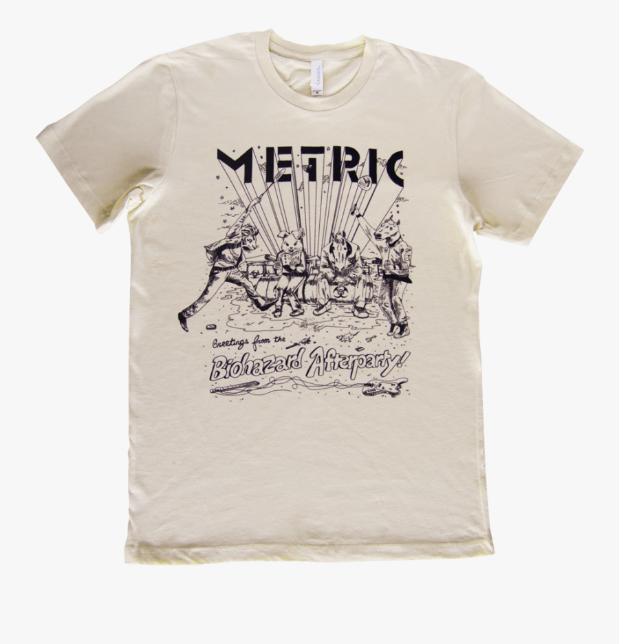 Biohazard Afterparty T Shirt - Metric T Shirt, Transparent Clipart
