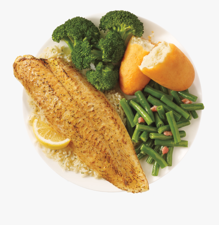 Fish Captain D's Menu, Transparent Clipart