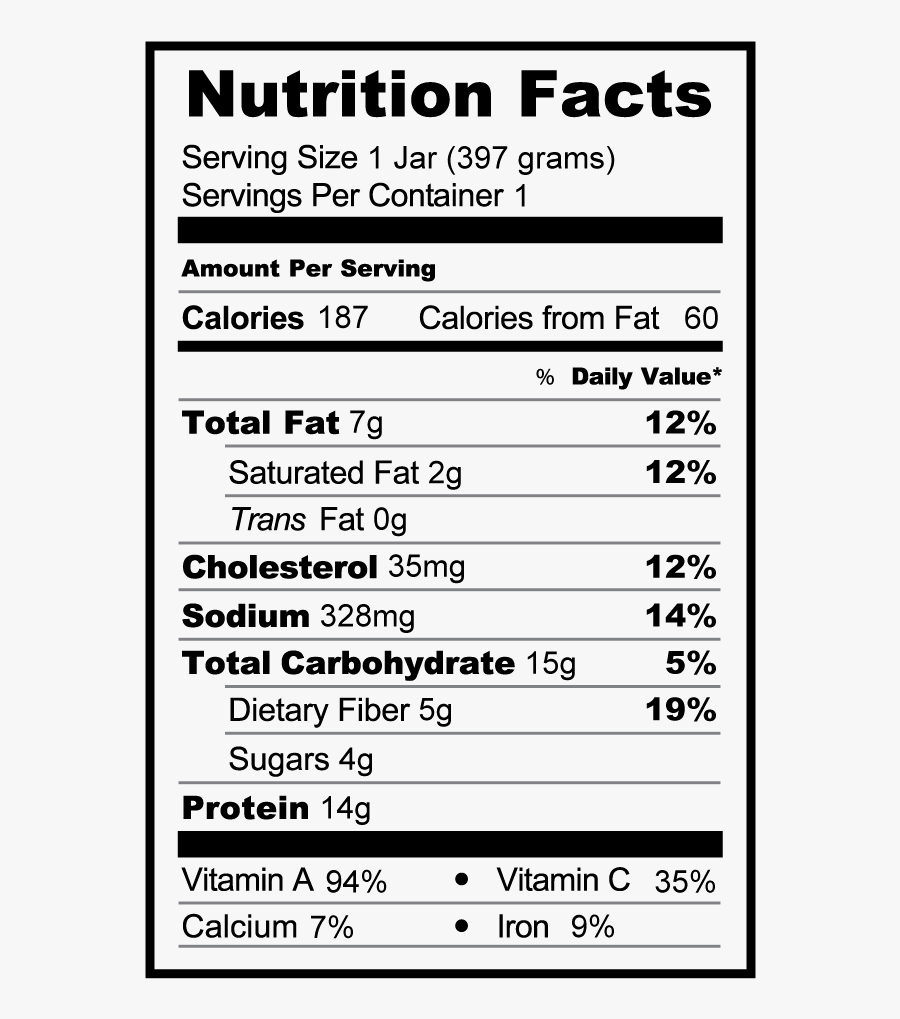 Criss Cross Nutrition Facts, Transparent Clipart