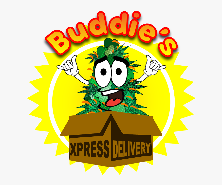 Buddies Xpress Logo And, Flyer Designs - Buddies Weed, Transparent Clipart