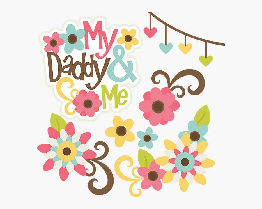 Daddy And Me Background, Transparent Clipart