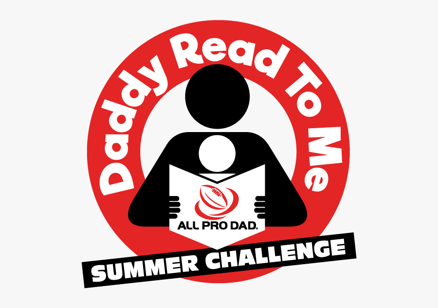 Daddy Read To Me Summer Challenge Logo1 - Pro Daddy, Transparent Clipart