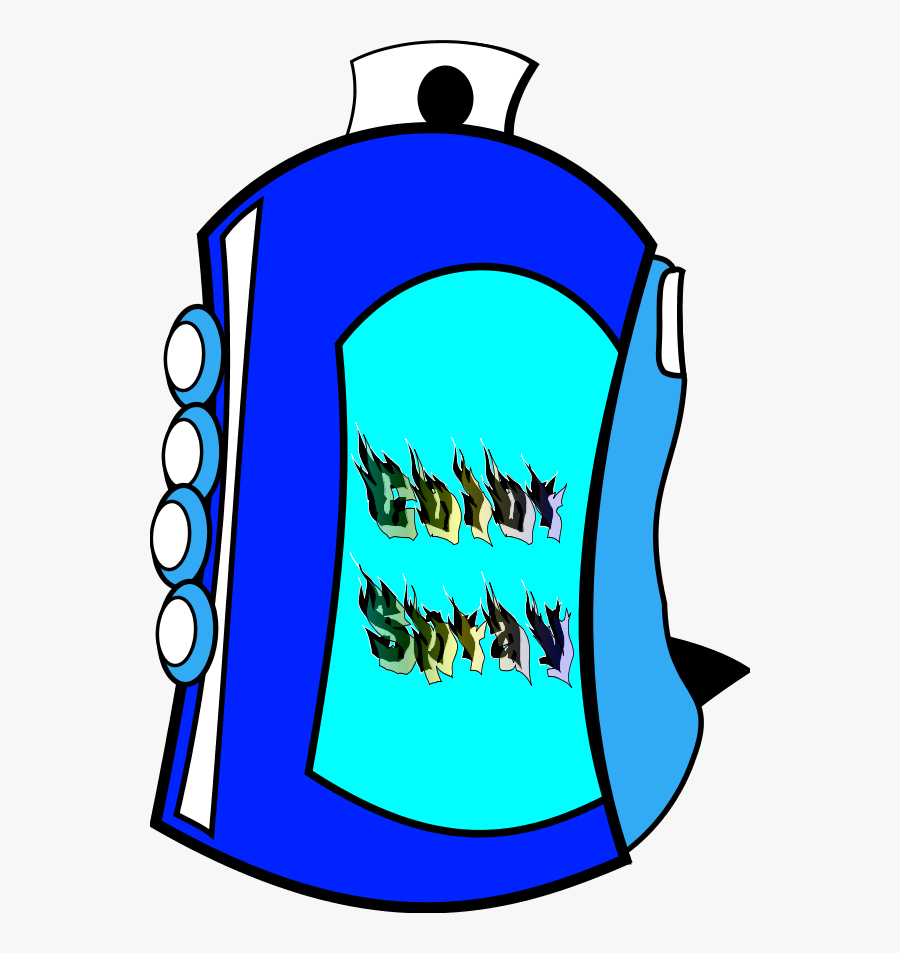 Spray Can Color - Aerosol Paint, Transparent Clipart