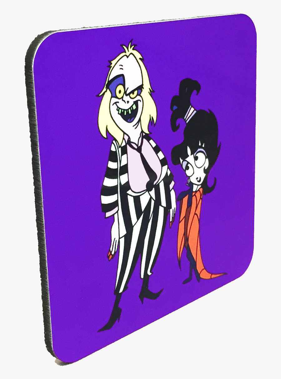 Beetlejuice Cartoon Drink Coaster - Beetlejuice Cartoon, Transparent Clipart