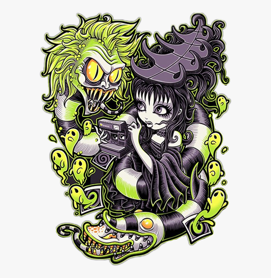 #beetlejuice #lidia #movie #horror #freetoedit - Beetlejuice T Shirt, Transparent Clipart