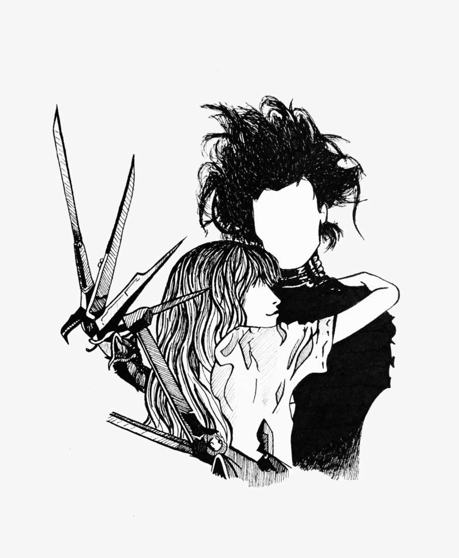 Transparent Beetlejuice Png - Edward Mãos De Tesoura, Transparent Clipart