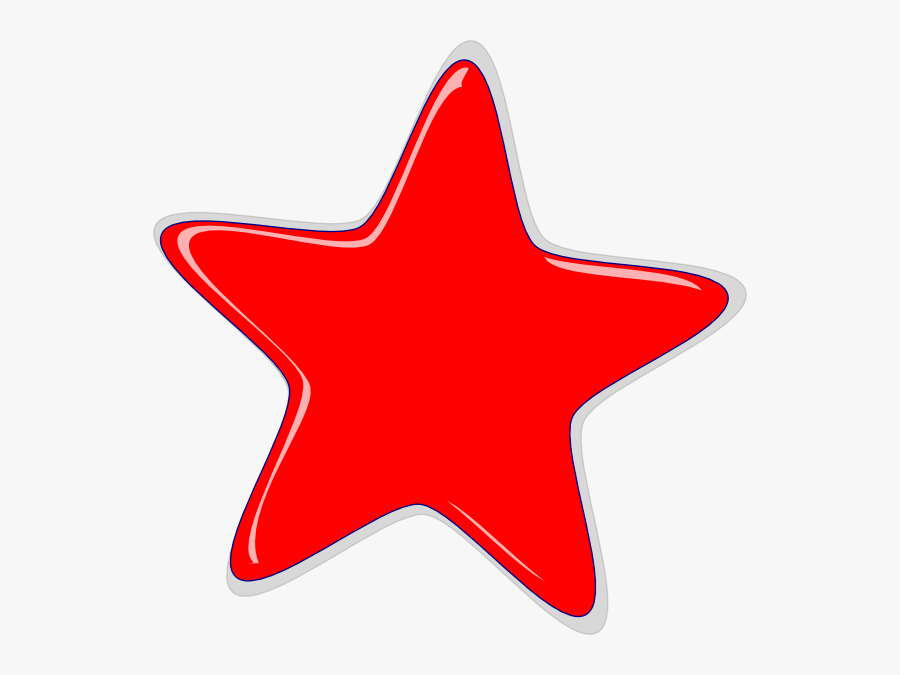 Red White Blue Star Clip Art - Clip Art, Transparent Clipart