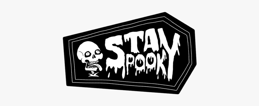 Stay Spooky Sticker - Graphic Design, Transparent Clipart
