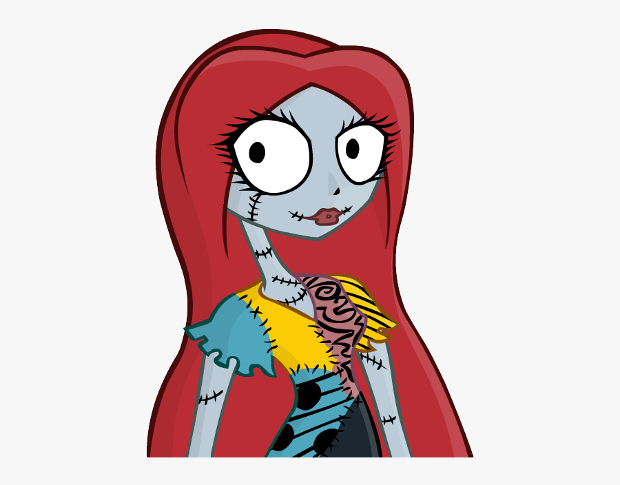 Nightmare Before Christmas Car Decal Jack And Sally - Sally Chibi Nightmare Before The Christmas, Transparent Clipart