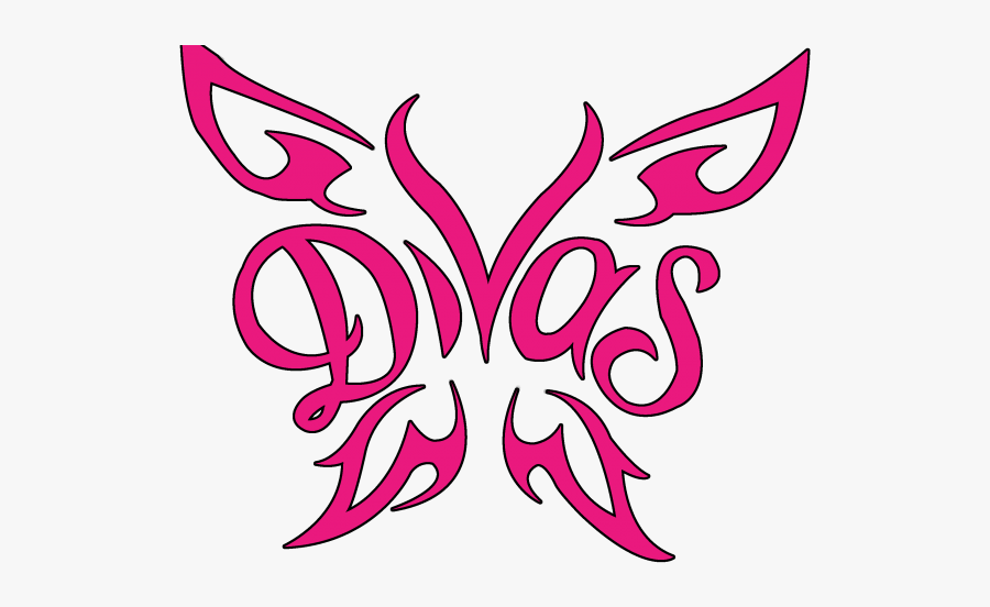 Diva Cliparts - Wwe Divas Logo Png, Transparent Clipart