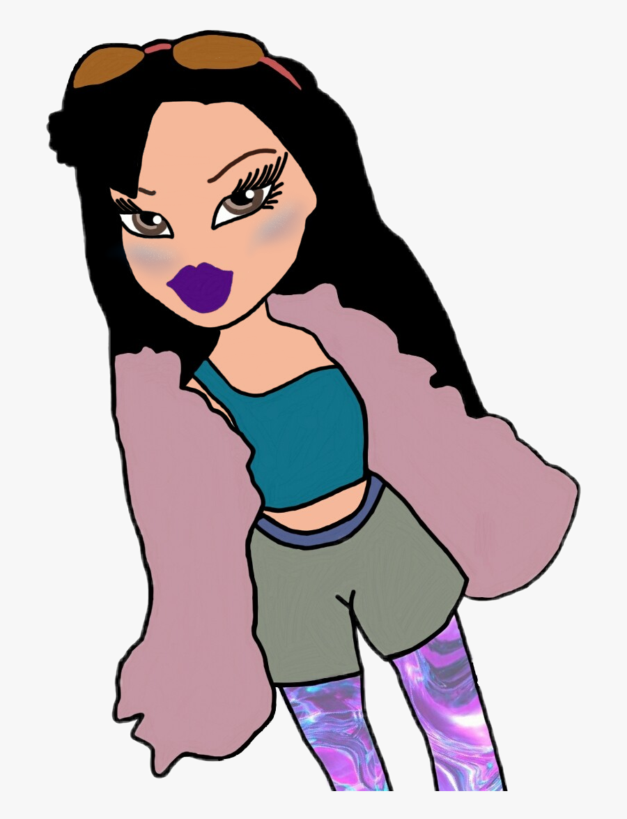 #bratz #glow #fashion #diva #bratzposting #glamour - Cartoon, Transparent Clipart