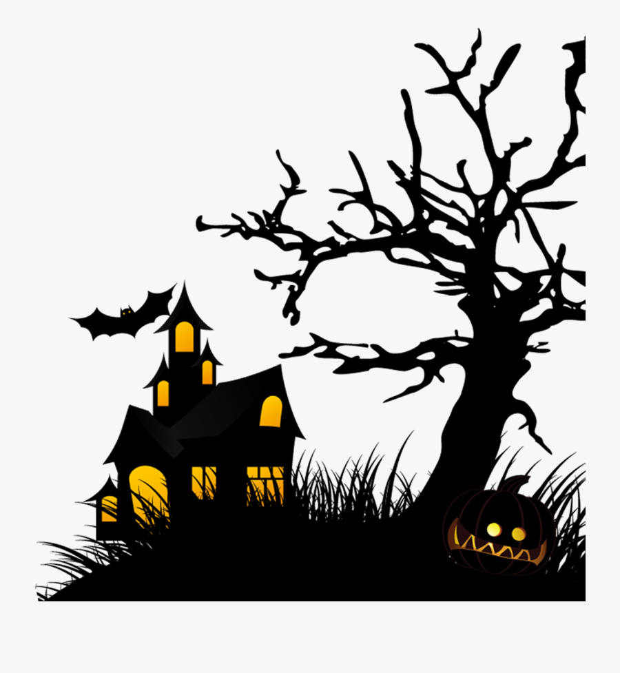 Halloween Hayride Corn Maze House Wallpaper - Kid Friendly Halloween, Transparent Clipart