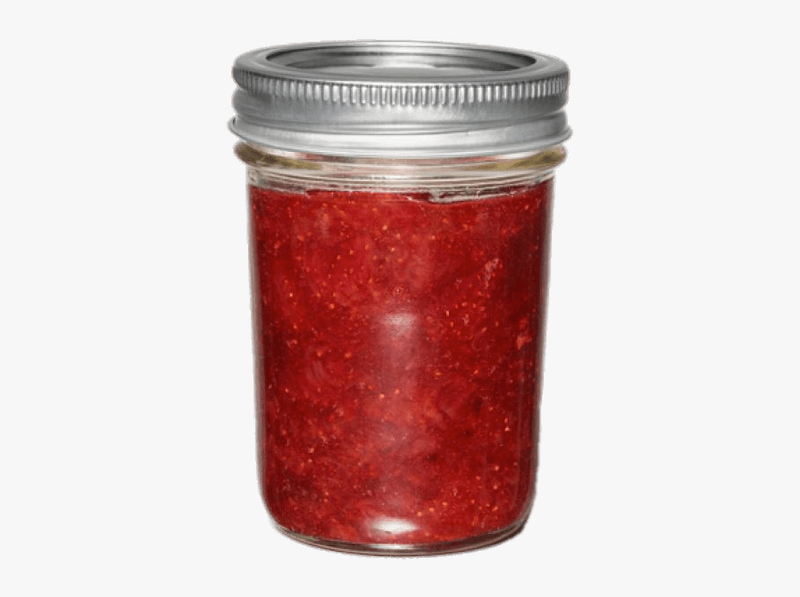 Small Raspberry Jam Jar - Transparent Jam Jar Png, Transparent Clipart