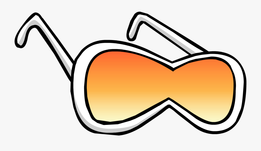 Goggles Clipart Club Penguin - Club Penguin White Diva Glasses, Transparent Clipart
