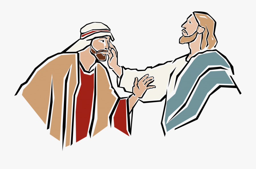 Healing Clipart Jesus Heals - Jesus Heals A Blind Man Clipart, Transparent Clipart