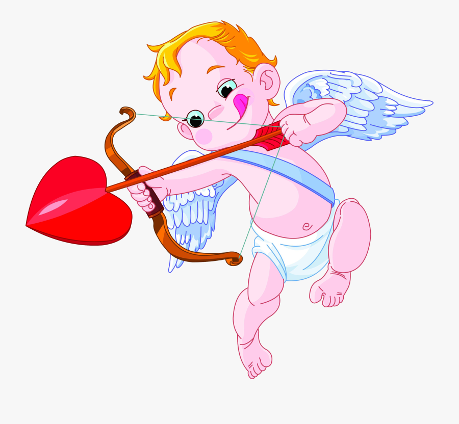 Cupid Clipart Blind - Cupid Valentine, Transparent Clipart