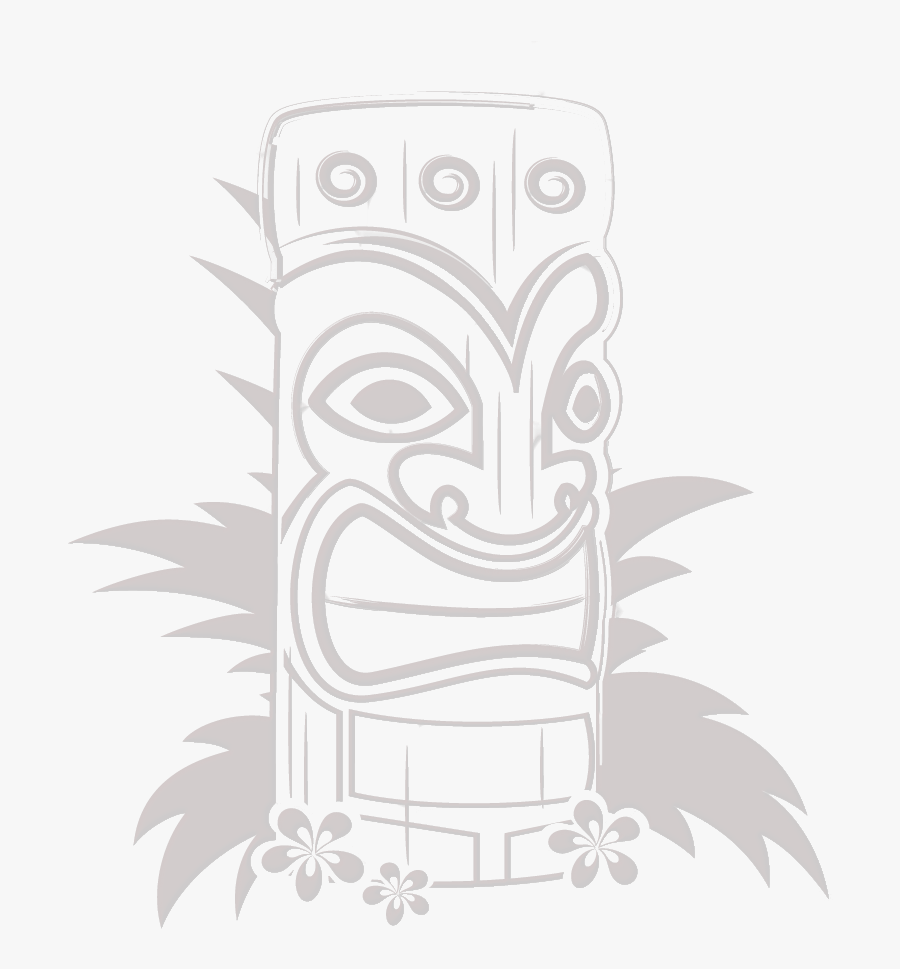 Tikibackground Emboss The Torches - Illustration, Transparent Clipart