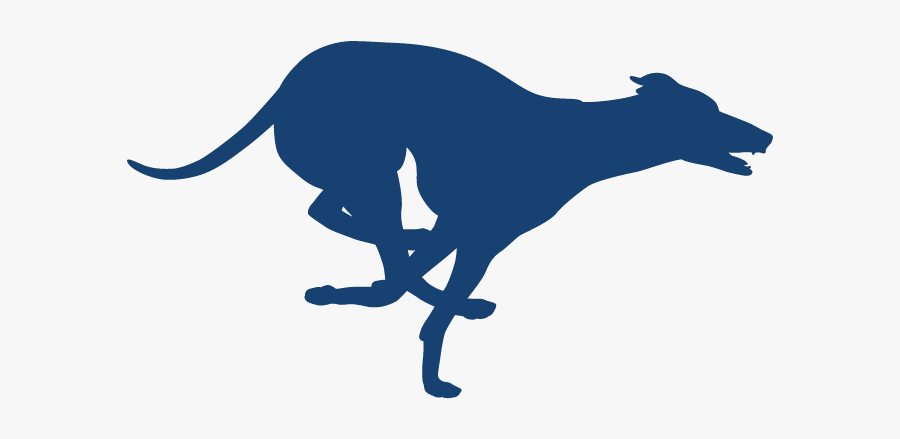 Running Dog Silhouette, Transparent Clipart