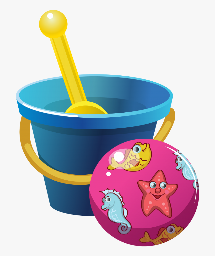 Transparent Beach Pail Clipart - Beach Bucket Png, Transparent Clipart