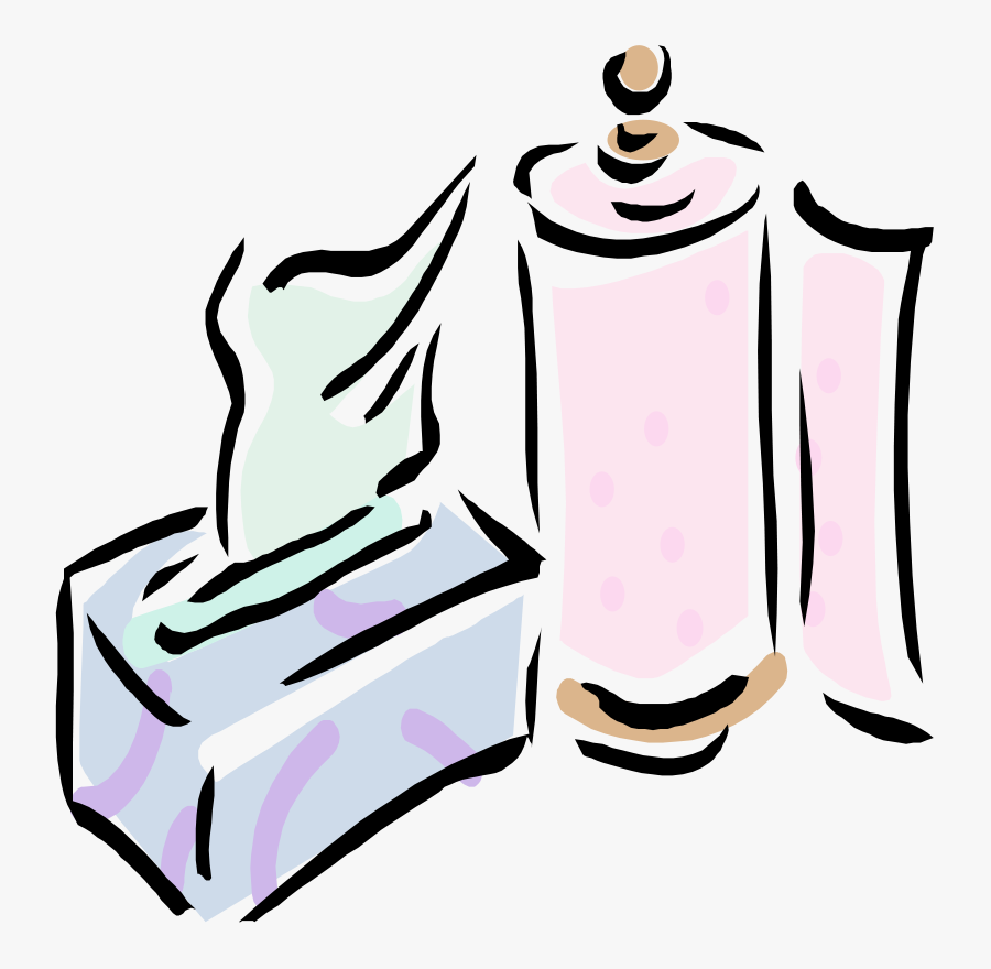 Kleenex - Clipart - Tissues And Paper Towels, Transparent Clipart