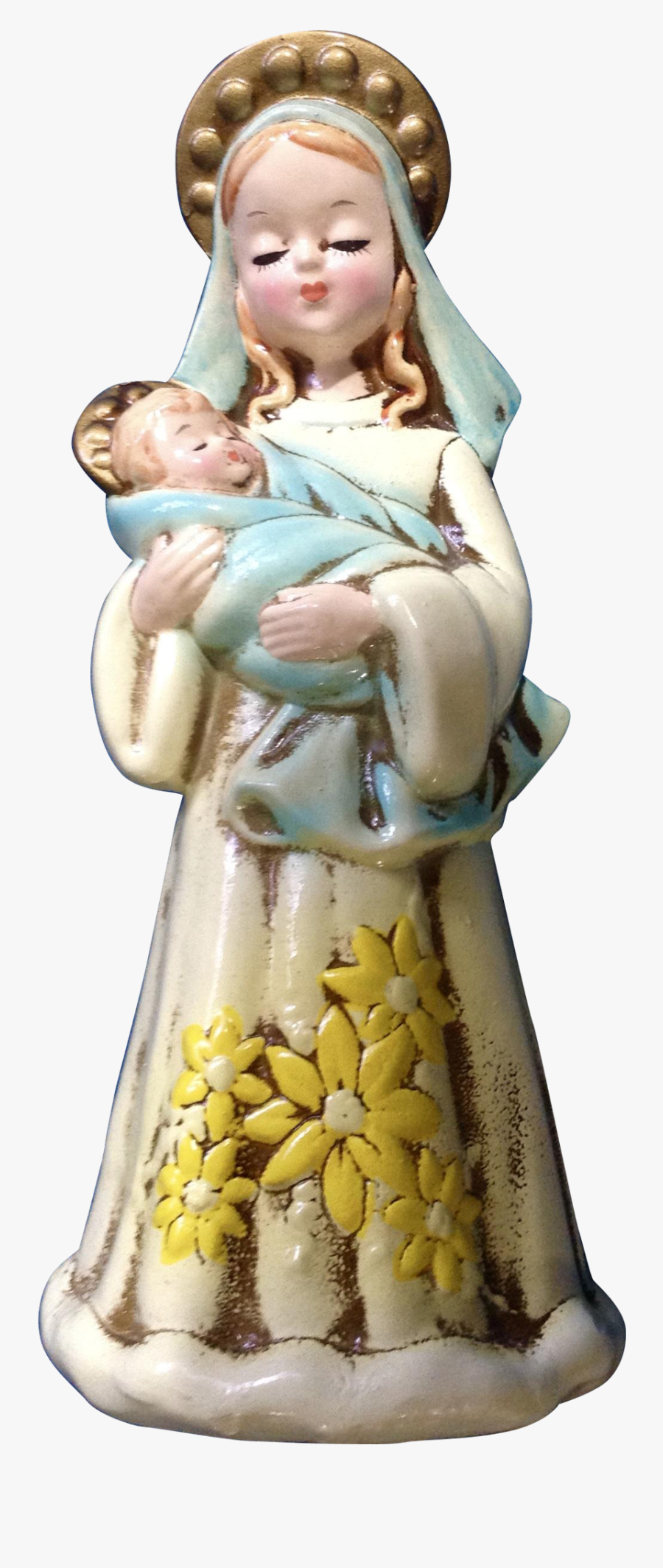 5” Josef Originals Nativity Mary & Baby Jesus Christ - Figurine, Transparent Clipart