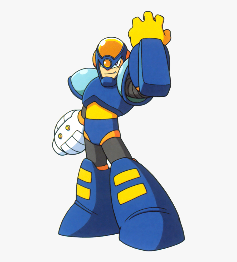 Garbage Man Cartoon - Mega Man Flash Man, Transparent Clipart