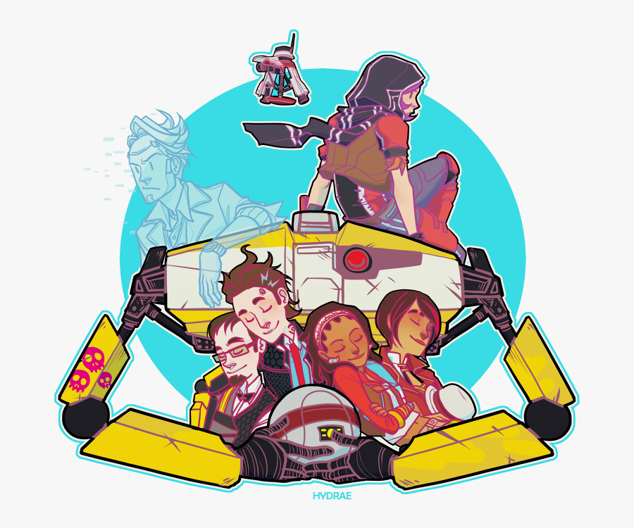 Borderlands Gortys And Loader Bot, Transparent Clipart