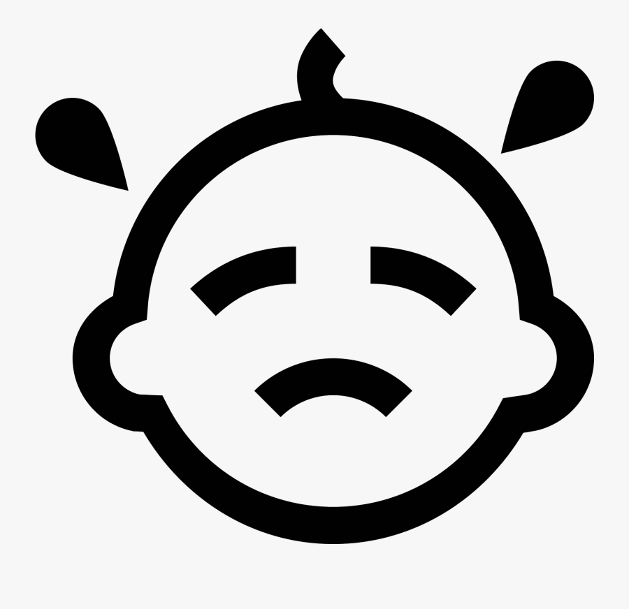 Crying Baby Icon - Skala Kematian Akibat Tidak Divaksin, Transparent Clipart