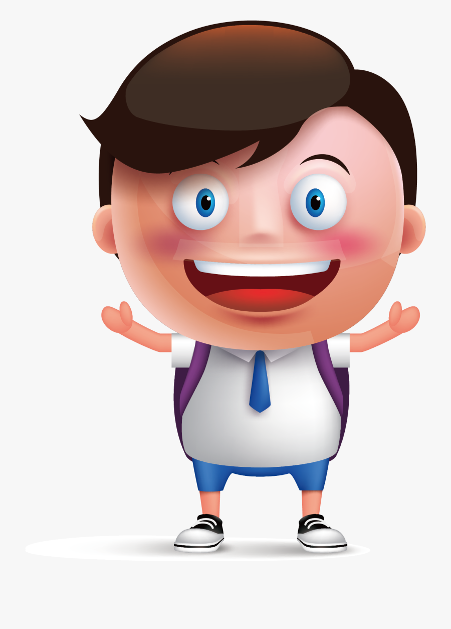 Cartoon Child Transprent Png Clipart , Png Download - Clipart Student Transparent Animated, Transparent Clipart