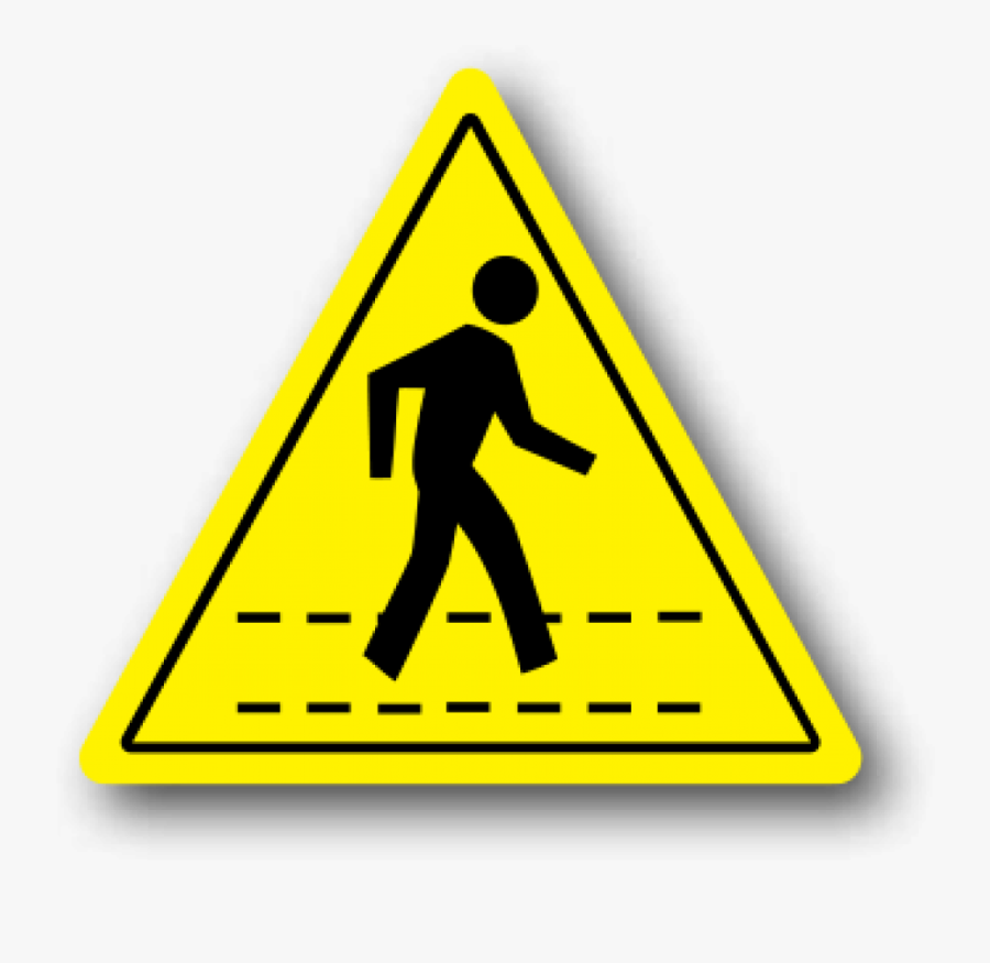 Safe Clipart Pedestrian Safety - Beware Of Step Sign, Transparent Clipart