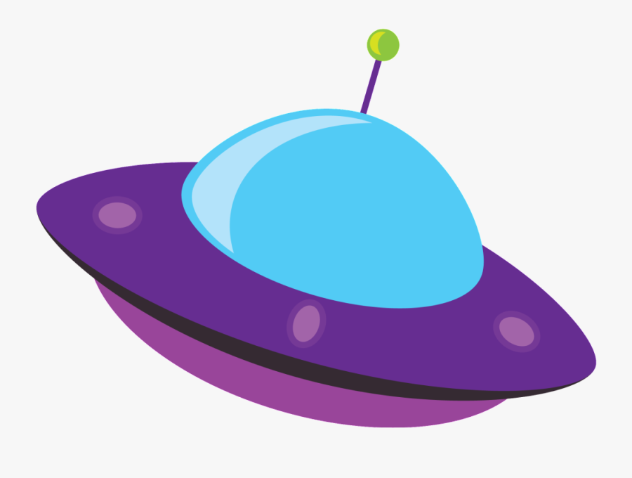 Cartoon Alien Flying Saucer Png Element - Alien Spaceship Cartoon Png, Transparent Clipart