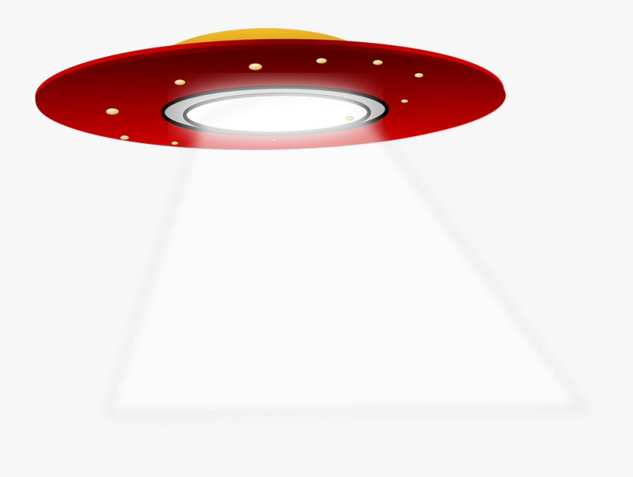 Saucer, Flying, Alien, Space, Ship, Spaceship, Fiction - Animated Flying Saucer Png, Transparent Clipart