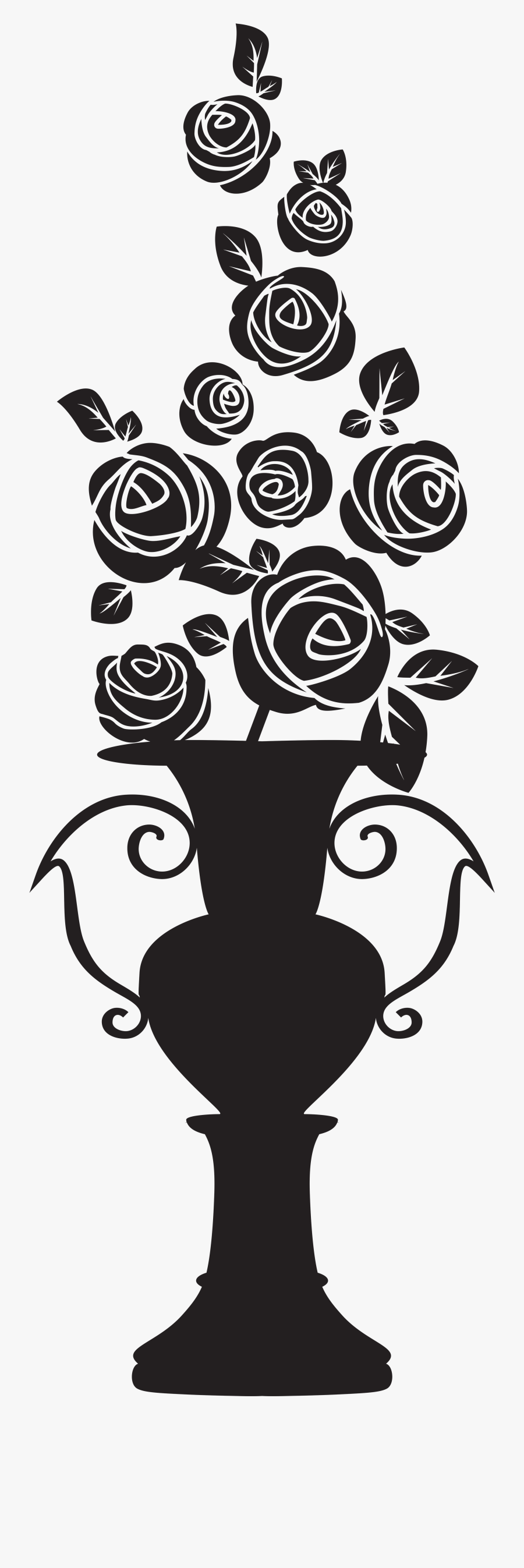 Vase With Roses Png - Happy Hour Fundraiser Invite, Transparent Clipart
