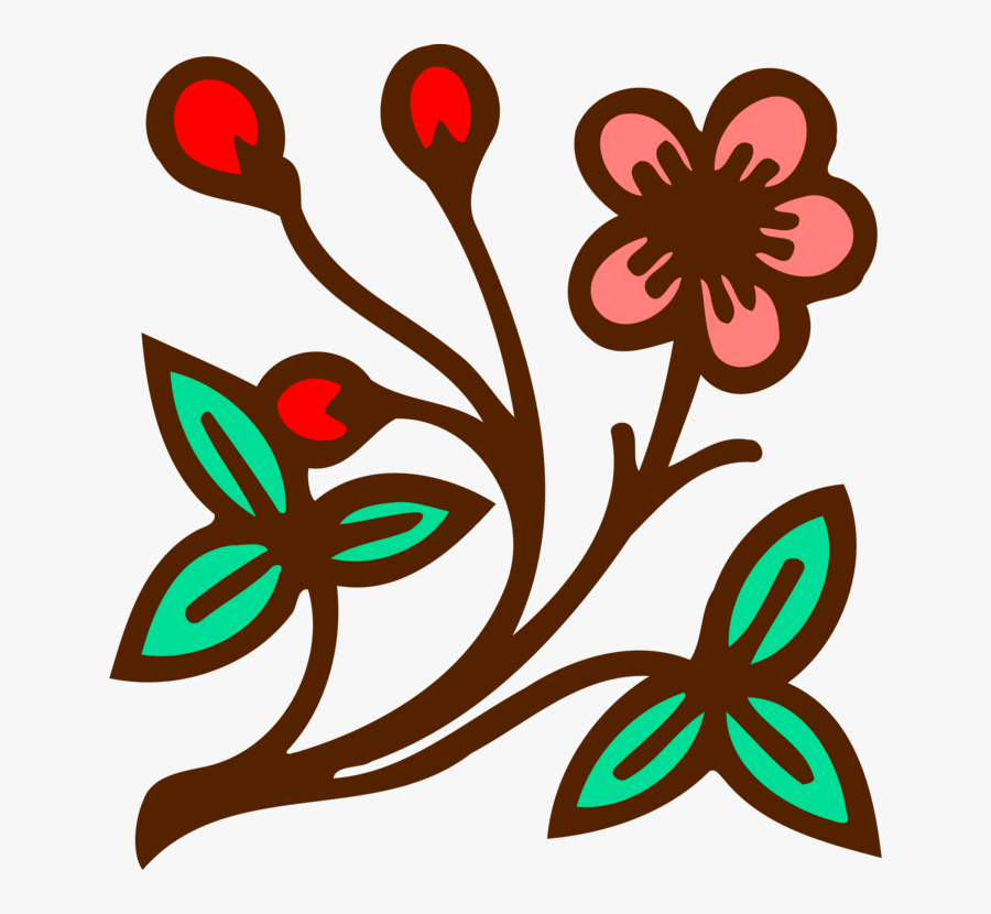 Floral Design Stencil Designs Art Embroidery Drawing - Flower Design For Embroidery, Transparent Clipart