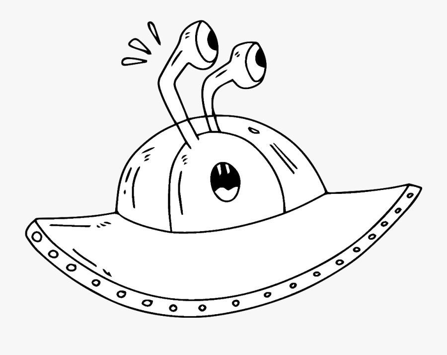 #alien #doodle #spaceship - Illustration, Transparent Clipart