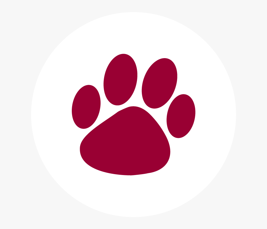 Not Sure If Your Dog Or Cat Was Vaccinated As A Puppy - Blue And Yellow Paw Print, Transparent Clipart