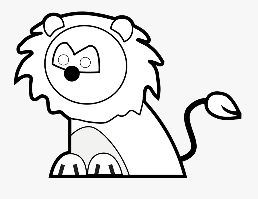 Lion, Cartoon, Animal, Zoo, Wild, Wildlife, Jungle - Lion Clip Art, Transparent Clipart
