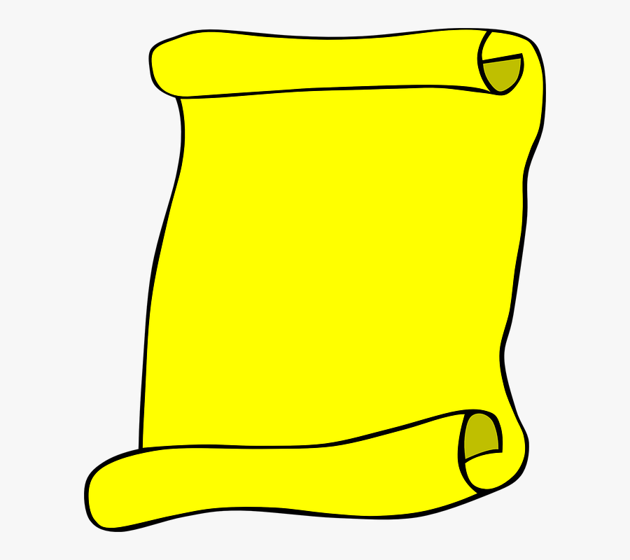 Scroll Paper Blank Png, Transparent Clipart