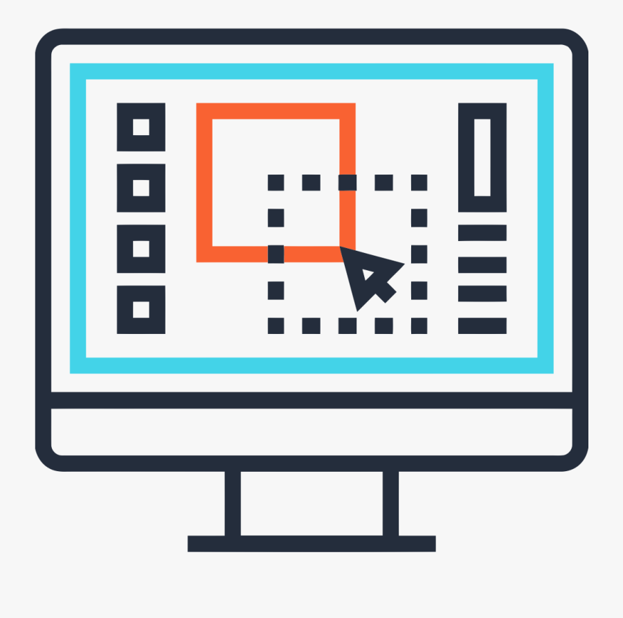 Web Design Icon - Server For Php, Transparent Clipart