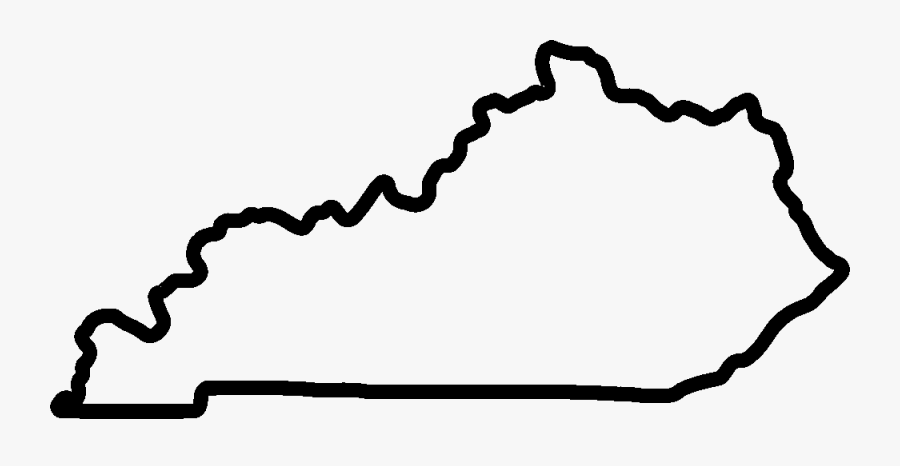 Clip Art Rubber Stamp State Stamps - Kentucky Outline, Transparent Clipart