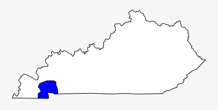 Map Of Kentucky Counties, Transparent Clipart