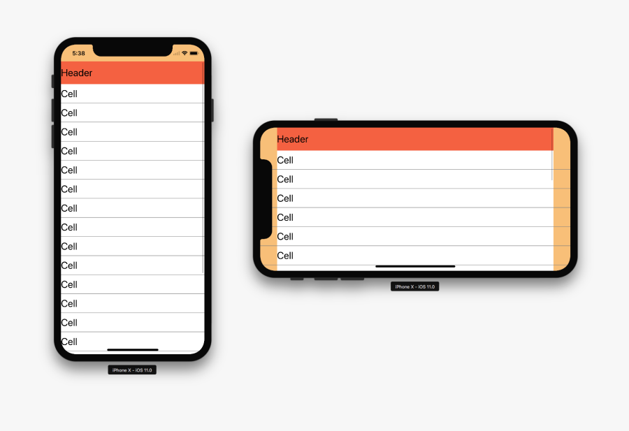 The Table View Is Attached To The View"s Edges - Cell Background Transparent Ios, Transparent Clipart